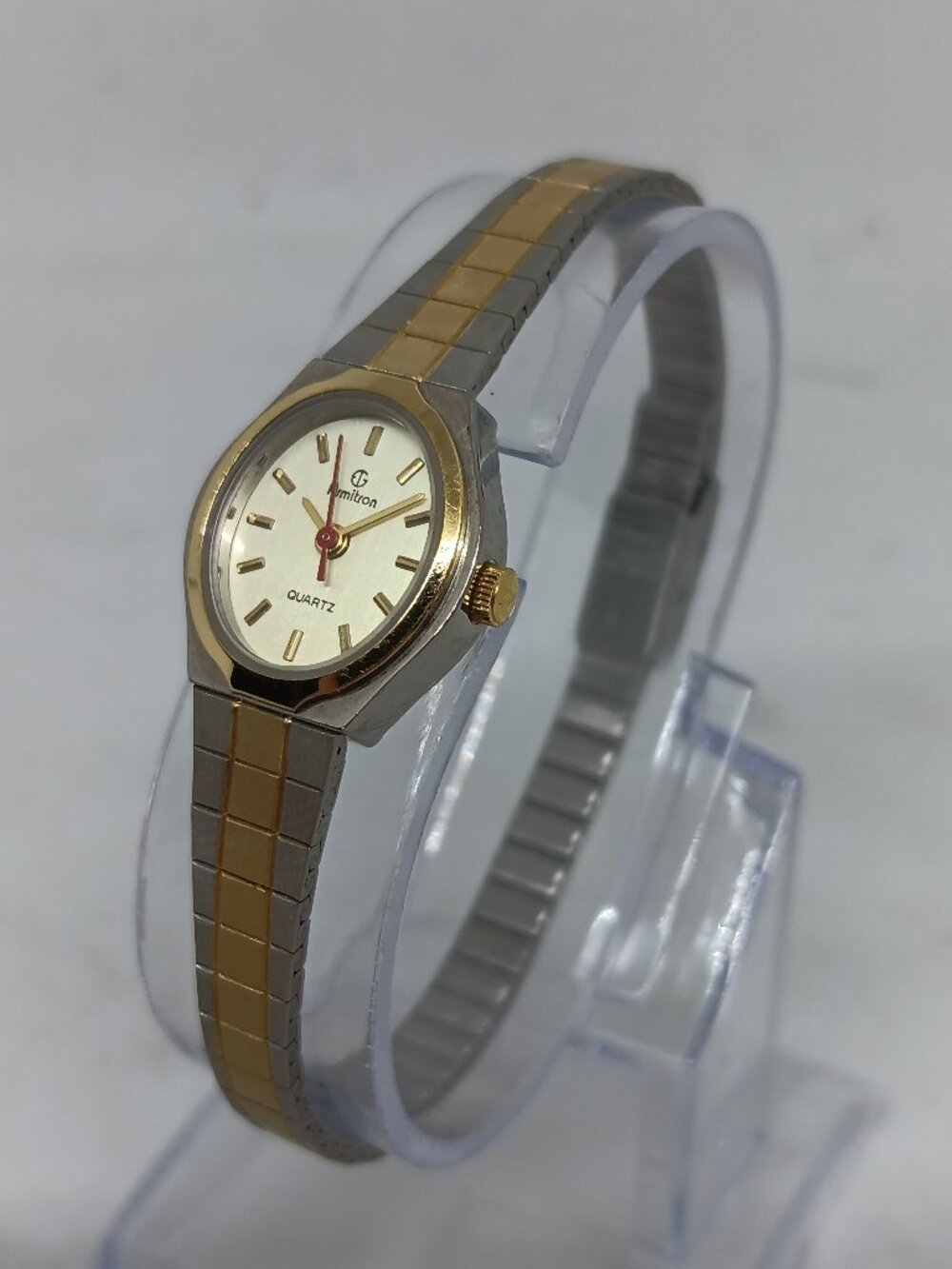 VINTAGE 1993 Armitron 25/4079 Women's 17mm Two Tone Japanese Quartz Watch